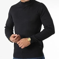 Sortie 😉 Pull Col Cheminée M-051 Bleu Marine de Frilivin 🛒 -Promos Frilivin Magasin frilivin 330874 M 051 DEEP BORLAND 20220805T143548 03