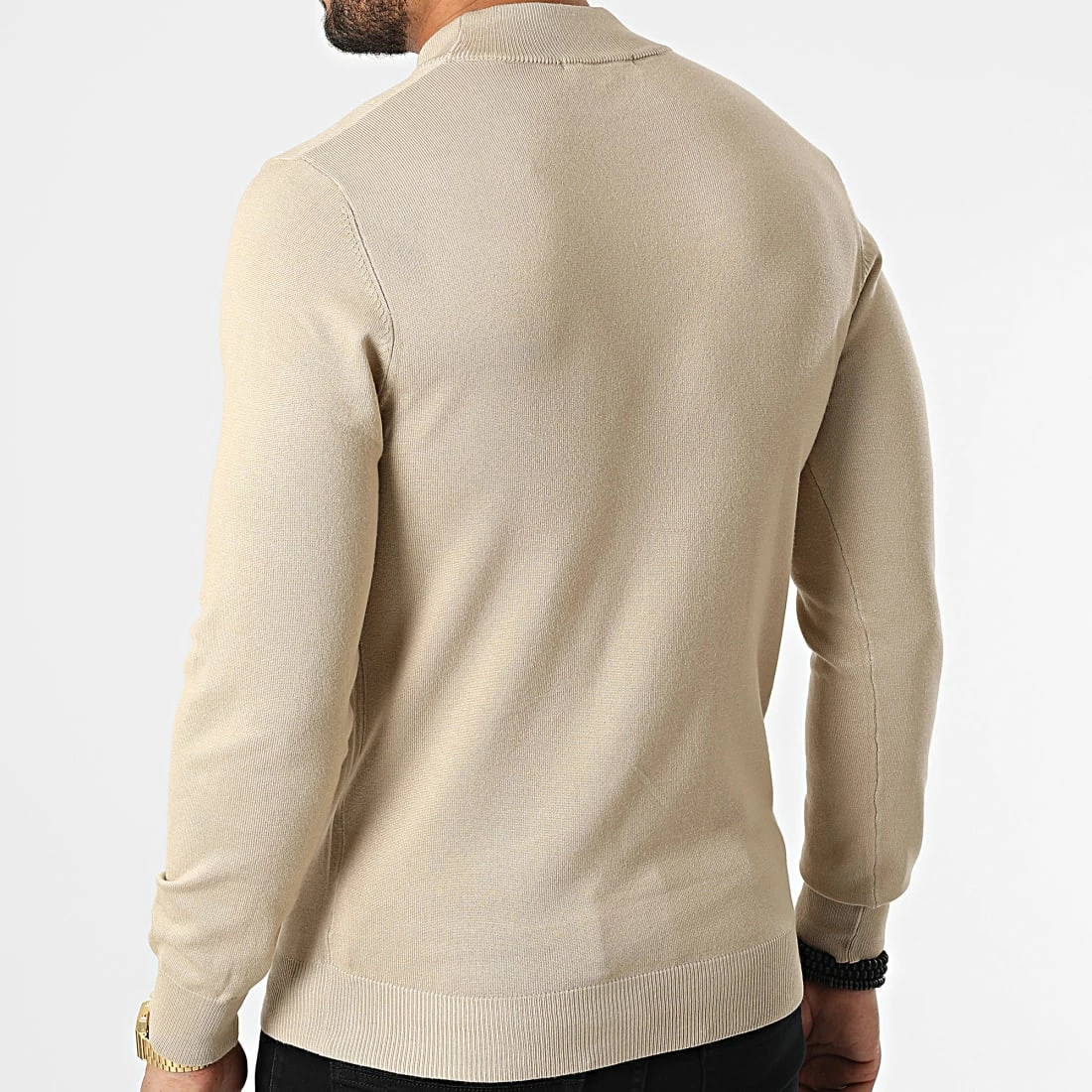 Meilleure affaire 🤩 Pull Col Cheminée M-063 Beige de Frilivin 🎁 6 Meilleure affaire 🤩 Pull Col Cheminée M-063 Beige de Frilivin 🎁 – Image 4