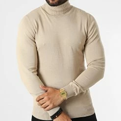 Les meilleures critiques de ✨ Pull Col Roulé M-014 Beige de Frilivin 😀 -Promos Frilivin Magasin frilivin 330902 M 014 APRICOT 20220805T102606 03