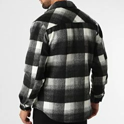 Vente flash 🌟 Surchemise Carreaux HP03235 Noir Blanc de Frilivin 🎉 -Promos Frilivin Magasin frilivin 330923 HP03235 1 20220805T105035 04