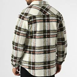 De gros ⭐ Surchemise Carreaux HP03234 Beige Clair de Frilivin ✨ -Promos Frilivin Magasin frilivin 330938 HP03234 1 20220805T105016 04