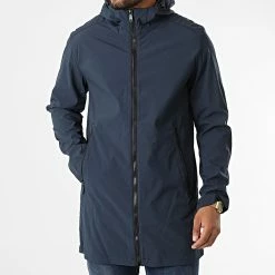 Meilleur prix 🥰 Veste Zippée Capuche DL079 Bleu Marine de Frilivin 😀