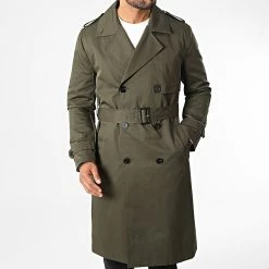 Coupon 🎁 Manteaux Trench 🧥 Coat FSX2112B Vert Kaki de Frilivin 😀 -Promos Frilivin Magasin frilivin 330960 FSX2112B 2 20220805T104820 03