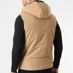 Meilleur prix 👍 Doudoune Capuche Sans Manches AB6691 Beige de Frilivin 😀 -Promos Frilivin Magasin frilivin 330961 AB6691 5 20220803T155437 04