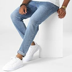 Meilleure affaire 💯 Jean Slim VJ408 Bleu Denim de Frilivin 😉 -Promos Frilivin Magasin frilivin 330963 VJ408 31 20220810T153710 03