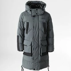 Budget ⭐ Parka Capuche Enfant AB6707 Gris de Frilivin ✔️