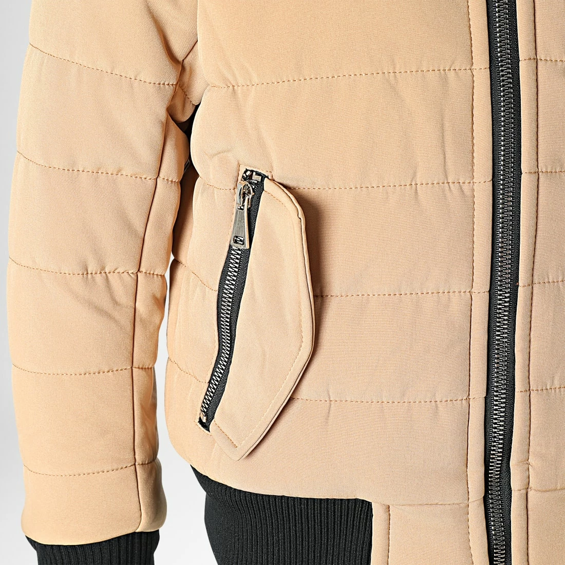 Acheter 🛒 Veste Bomber Enfant AB6706 Beige de Frilivin 😍 4 Acheter 🛒 Veste Bomber Enfant AB6706 Beige de Frilivin 😍 – Image 2