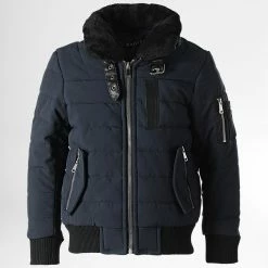 Budget 🔔 Veste Bomber Enfant AB6706 Bleu Marine de Frilivin ✔️