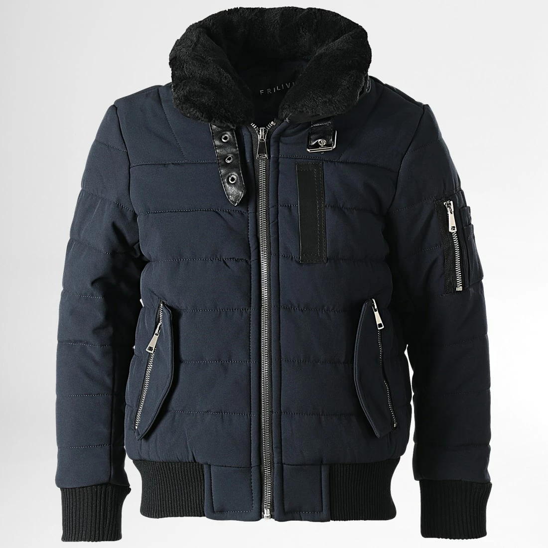 Budget 🔔 Veste Bomber Enfant AB6706 Bleu Marine de Frilivin ✔️ 3 Budget 🔔 Veste Bomber Enfant AB6706 Bleu Marine de Frilivin ✔️