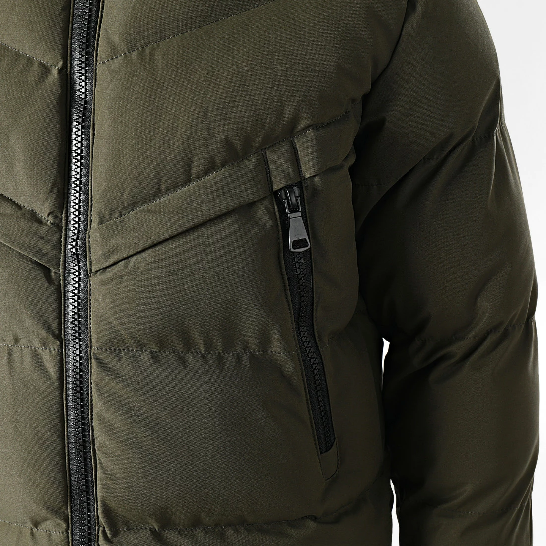 Coupon 😉 Doudoune Capuche Enfant FD8167 Vert Kaki de Frilivin 🔔 4 Coupon 😉 Doudoune Capuche Enfant FD8167 Vert Kaki de Frilivin 🔔 – Image 2