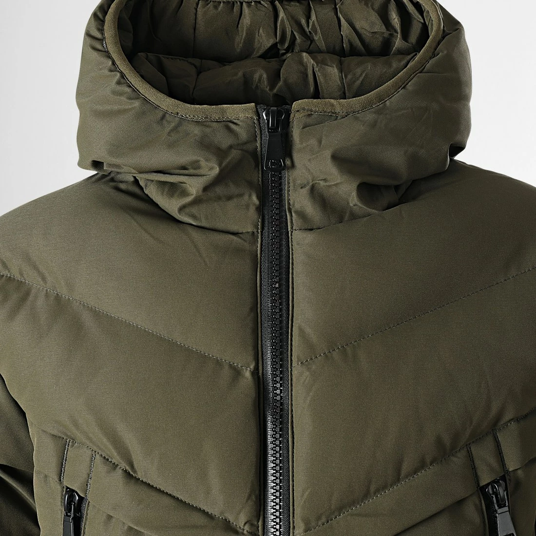 Coupon 😉 Doudoune Capuche Enfant FD8167 Vert Kaki de Frilivin 🔔 5 Coupon 😉 Doudoune Capuche Enfant FD8167 Vert Kaki de Frilivin 🔔 – Image 3