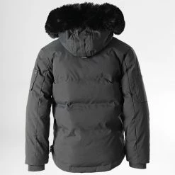 Nouveau 🎉 Parka Capuche Fourrure Enfant FD898 Gris de Frilivin ❤️ -Promos Frilivin Magasin frilivin 334042 FD898 4 20220901T155939 04