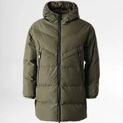 Remise ⌛ Doudoune Capuche Enfant FD8168 Vert Kaki de Frilivin 🔔