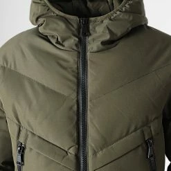 Remise ⌛ Doudoune Capuche Enfant FD8168 Vert Kaki de Frilivin 🔔 -Promos Frilivin Magasin frilivin 334047 FD8168 2 20220901T155830 03