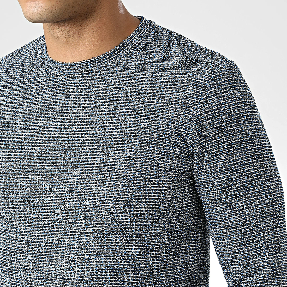 Vente flash ✔️ Tee 👕 Shirt Oversize Manches Longues X16126 Noir Blanc Bleu de Frilivin 😉 4 Vente flash ✔️ Tee 👕 Shirt Oversize Manches Longues X16126 Noir Blanc Bleu de Frilivin 😉 – Image 2