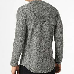 Vente flash 👍 Tee 👚 Shirt Oversize Manches Longues X16126 Noir Blanc Jaune de Frilivin 🌟 -Promos Frilivin Magasin frilivin 334400 X16126 YELLOW 20220830T151015 04