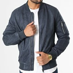 Top 10 🛒 Veste Bomber BB003 Bleu Marine de Frilivin 🥰