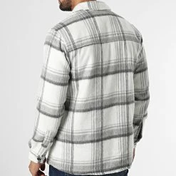 Top 10 ⌛ Surchemise A Carreaux QQ160G13 Blanc Gris de Frilivin ⌛ -Promos Frilivin Magasin frilivin 334403 QQ160G13 4 20220826T144837 04