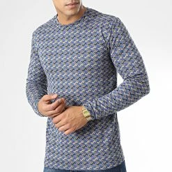 Acheter 🌟 Tee 👚 Shirt Manches Longues X16218 Bleu Roi de Frilivin ⭐ -Promos Frilivin Magasin frilivin 334427 X16218 BLUE 20220829T160011 03