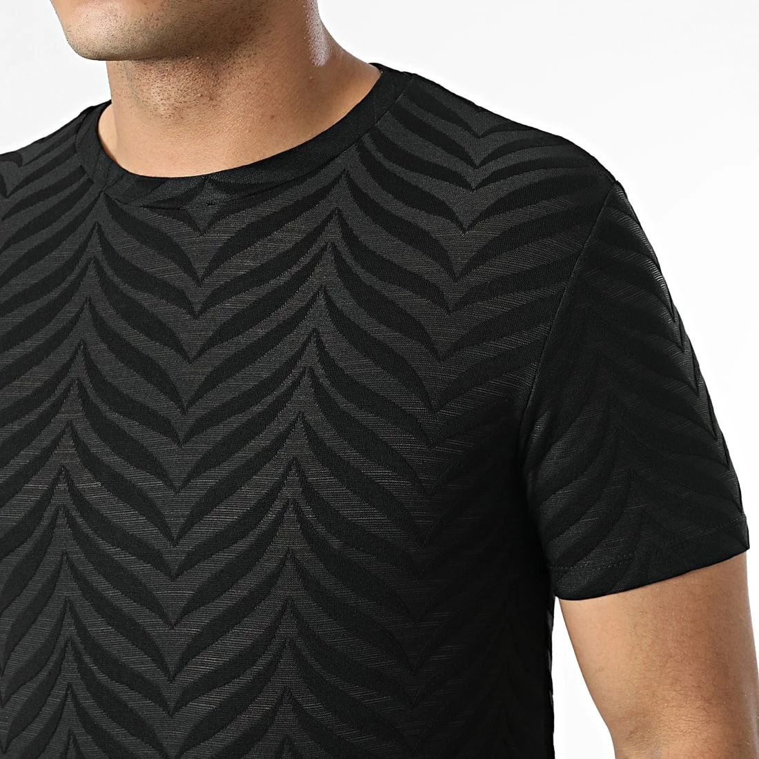 Budget 😀 Tee 👚 Shirt FL027 Noir de Frilivin 🎉 4 Budget 😀 Tee 👚 Shirt FL027 Noir de Frilivin 🎉 – Image 2