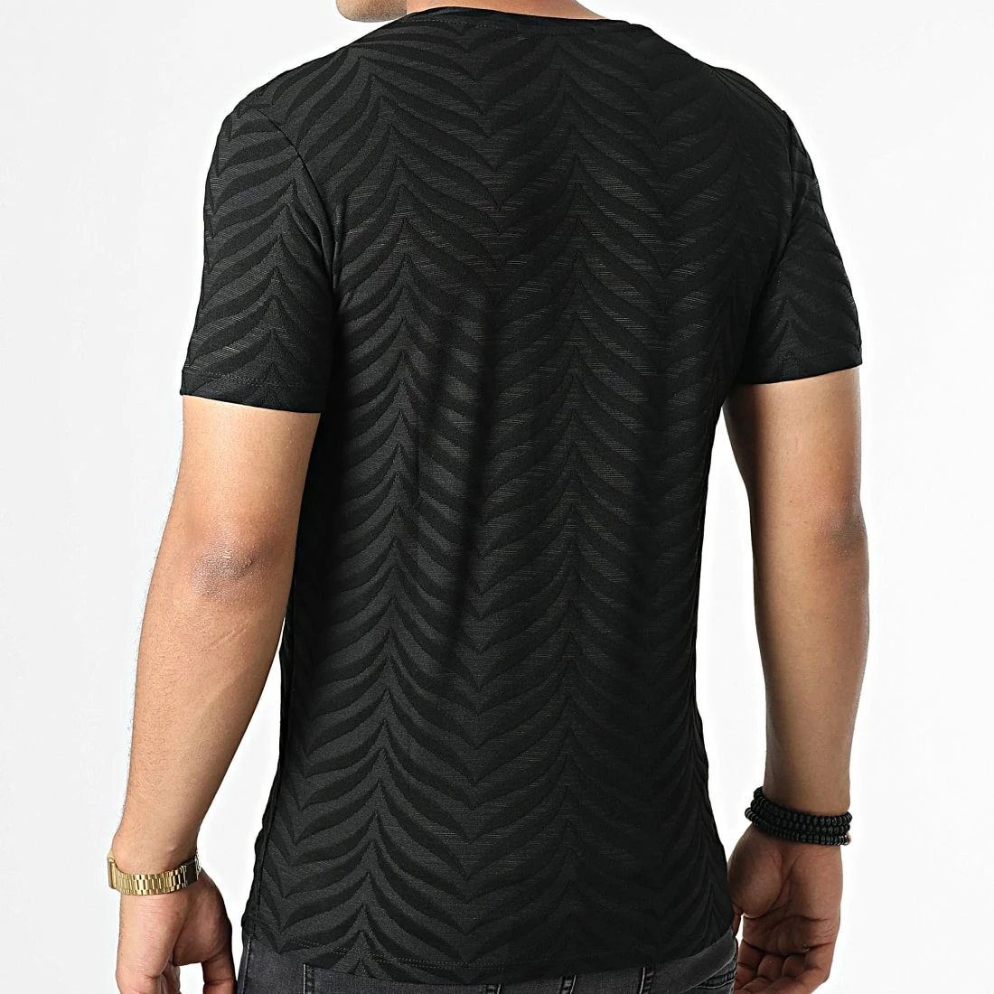 Budget 😀 Tee 👚 Shirt FL027 Noir de Frilivin 🎉 6 Budget 😀 Tee 👚 Shirt FL027 Noir de Frilivin 🎉 – Image 4