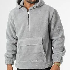 Meilleure vente 🤩 Veste Outdoor Capuche HP0665 Gris de Frilivin 🛒