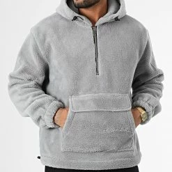 Meilleure vente 🤩 Veste Outdoor Capuche HP0665 Gris de Frilivin 🛒 -Promos Frilivin Magasin frilivin 334444 HP0665 4 20220826T145639 03