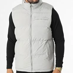 Nouveau 😍 Doudoune Sans Manches AB6697 Gris de Frilivin 🥰