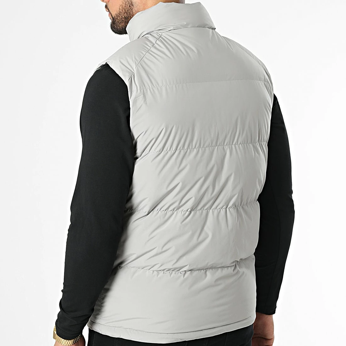 Nouveau 😍 Doudoune Sans Manches AB6697 Gris de Frilivin 🥰 6 Nouveau 😍 Doudoune Sans Manches AB6697 Gris de Frilivin 🥰 – Image 4