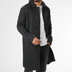 Meilleure affaire 😀 Manteau FSX2118D Noir de Frilivin ✔️