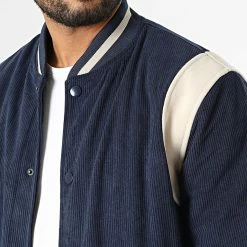 Offres ✨ Veste QQ1606 Bleu Marine de Frilivin 🧨 -Promos Frilivin Magasin frilivin 334595 QQ1606 3 20220826T145915 02