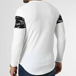 Grosses soldes 👍 Tee 👚 Shirt Manches Longues D7274 Blanc de Frilivin 🎉 -Promos Frilivin Magasin frilivin 334614 D7274 WHITE 20220831T155038 04