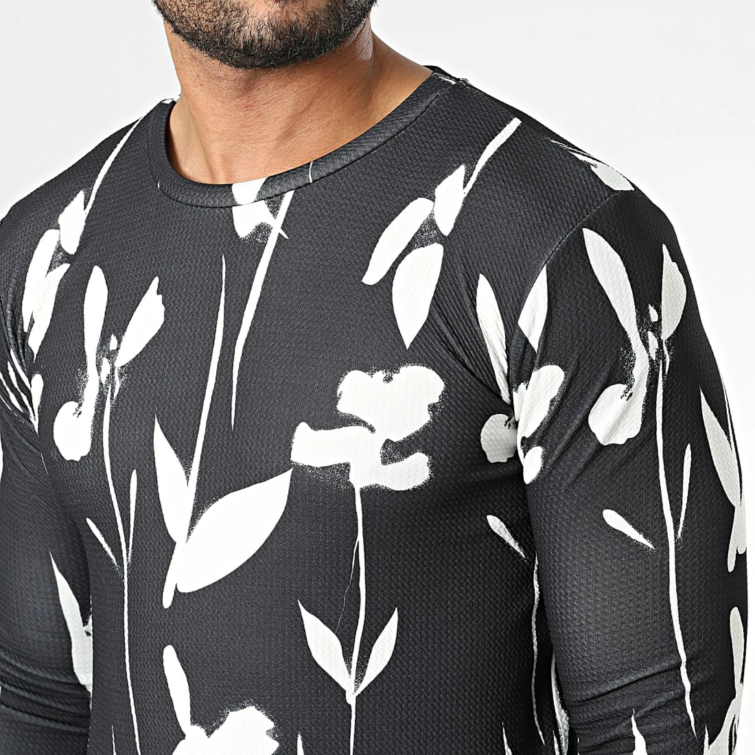 Meilleur prix 🔥 Tee 👚 Shirt Manches Longues D7108 Noir de Frilivin 🥰 4 Meilleur prix 🔥 Tee 👚 Shirt Manches Longues D7108 Noir de Frilivin 🥰 – Image 2