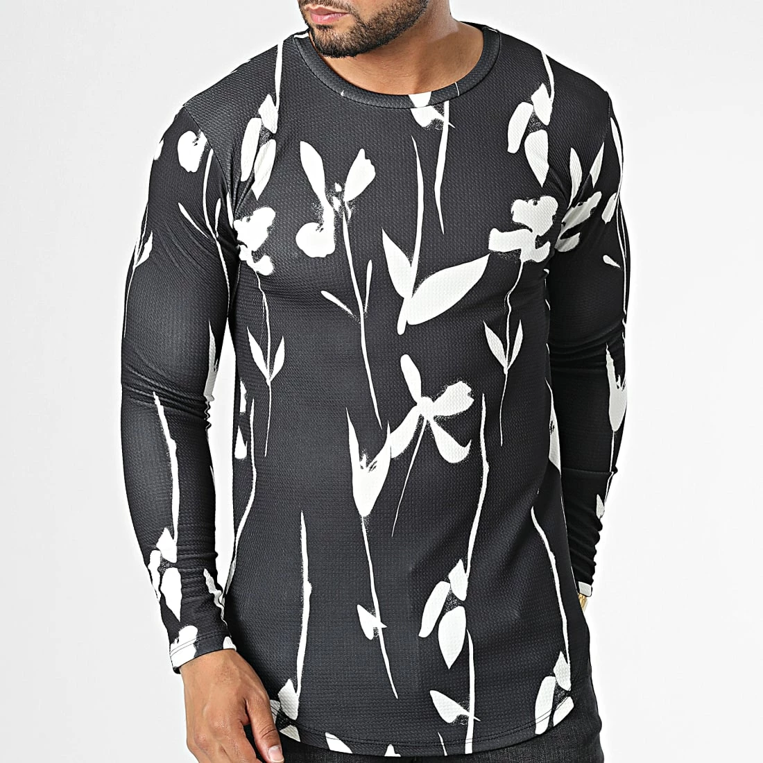 Meilleur prix 🔥 Tee 👚 Shirt Manches Longues D7108 Noir de Frilivin 🥰 5 Meilleur prix 🔥 Tee 👚 Shirt Manches Longues D7108 Noir de Frilivin 🥰 – Image 3