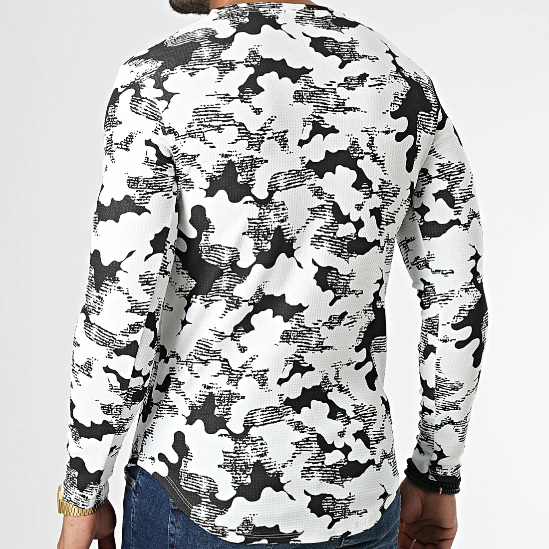 Meilleure vente ⭐ Tee 👚 Shirt Manches Longues D7315 Blanc de Frilivin 🔥 6 Meilleure vente ⭐ Tee 👚 Shirt Manches Longues D7315 Blanc de Frilivin 🔥 – Image 4