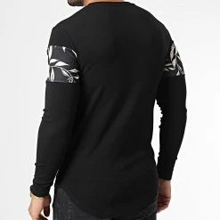 De gros ❤️ Tee 👕 Shirt Manches Longues D7278 Noir de Frilivin ✨ -Promos Frilivin Magasin frilivin 334622 D7278 BLACK 20220831T155603 04