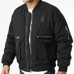 Meilleure affaire ❤️ Veste Bomber BM1672 Noir de Frilivin 💯 -Promos Frilivin Magasin frilivin 334624 BM1672 1 20220830T153151 03