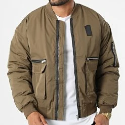 Coupon 😍 Veste Bomber BM1672 Vert Kaki de Frilivin ✨ -Promos Frilivin Magasin frilivin 334625 BM1672 10 20220905T152452 03