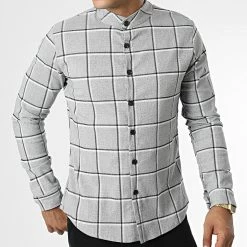 Meilleur prix 😉 Chemise Manches Longues A Carreaux 4128 Gris Chiné de Frilivin ⌛ 8 Meilleur prix 😉 Chemise Manches Longues A Carreaux 4128 Gris Chiné de Frilivin ⌛ -Promos Frilivin Magasin frilivin 334649 4128 GREY 20220830T105140 03