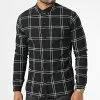 Tout neuf 🎁 Chemise Manches Longues A Carreaux 4128 Noir de Frilivin 🤩 -Promos Frilivin Magasin frilivin 334653 4128 3 20220831T160059 01