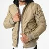 Le moins cher 💯 Veste Bomber Capuche AB6658 Beige de Frilivin 💯 -Promos Frilivin Magasin frilivin 334673 AB6658 5 20220905T152553 01