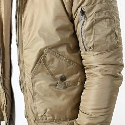 Le moins cher 💯 Veste Bomber Capuche AB6658 Beige de Frilivin 💯 -Promos Frilivin Magasin frilivin 334673 AB6658 5 20220905T152554 02
