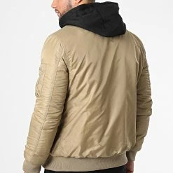 Le moins cher 💯 Veste Bomber Capuche AB6658 Beige de Frilivin 💯 -Promos Frilivin Magasin frilivin 334673 AB6658 5 20220905T152557 04