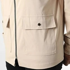 Le moins cher ✔️ Veste Zippée Capuche X16212 Beige de Frilivin 😉 -Promos Frilivin Magasin frilivin 334674 X16212 BEIGE 20220830T105351 02