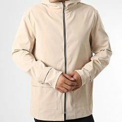 Le moins cher ✔️ Veste Zippée Capuche X16212 Beige de Frilivin 😉 -Promos Frilivin Magasin frilivin 334674 X16212 BEIGE 20220830T105353 03