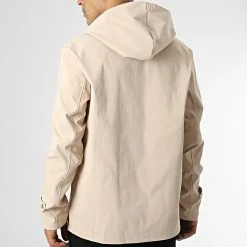 Le moins cher ✔️ Veste Zippée Capuche X16212 Beige de Frilivin 😉 -Promos Frilivin Magasin frilivin 334674 X16212 BEIGE 20220830T105354 04