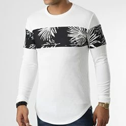 Coupon 💯 Tee 👚 Shirt Oversize Manches Longues D7280 Blanc de Frilivin 🌟