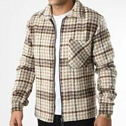 Le moins cher ✔️ Surchemise Zippée A Carreaux D8116 Beige de Frilivin 🌟 8 Le moins cher ✔️ Surchemise Zippée A Carreaux D8116 Beige de Frilivin 🌟 -Promos Frilivin Magasin frilivin 334697 D8116 BEIGE 20220830T151627 03