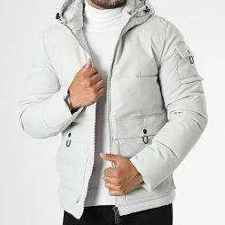 Meilleur prix ✨ Doudoune Capuche L857 Gris de Frilivin 👍