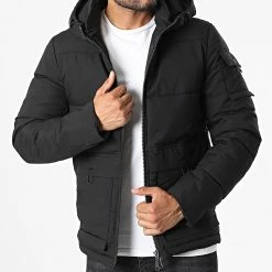 Bon marché 😉 Doudoune Capuche L857 Noir de Frilivin 😍